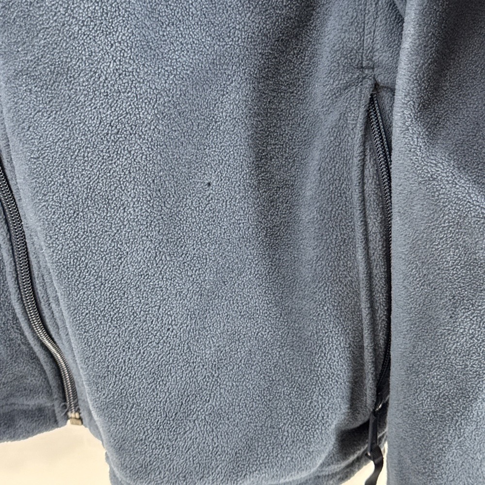 Columbia Auburn‎ Tigers Jacket Adult XXL Blue Full Zip Fleece Pockets Flaws - Picture 5 of 14